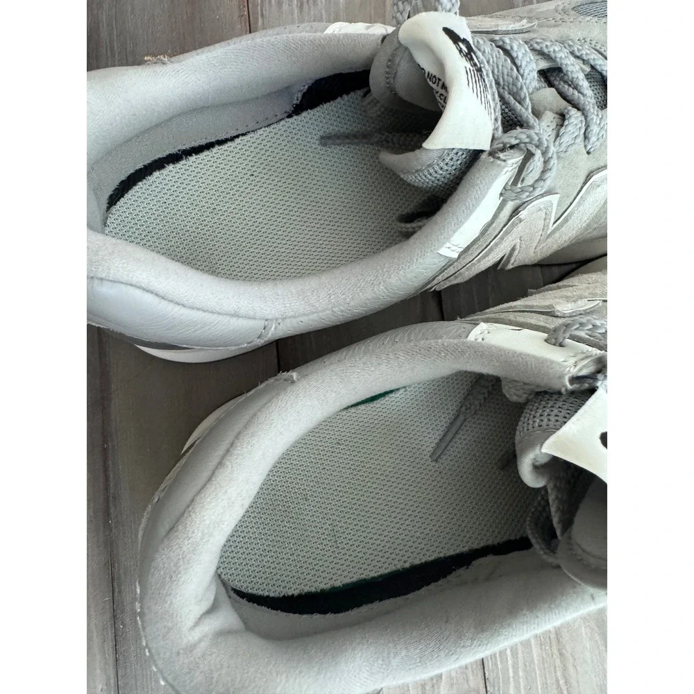 New Balance 574+ Platform Sneakers Grey White WL574ZBA Womens 11 Chunky Shoe - Picture 6 of 11